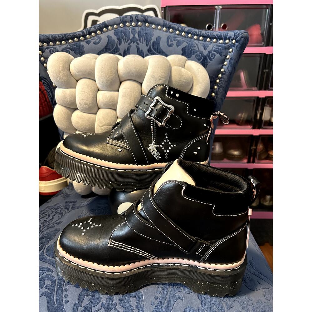Dr Martens Caitie Bejeweled Size 10/EU 42 - Picture 3 of 9